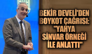 Bekir Develi’den Boykot Çağrısı: “Yahya Sinvar Örneğiyle Anlattı”