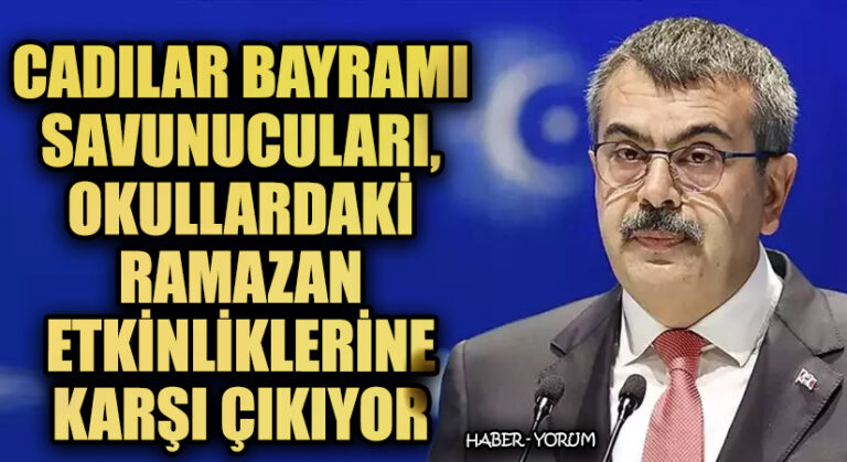 Cadılar Bayramı Savunucuları, Okullardaki Ramazan Etkinliklerine Karşı Çıkıyor