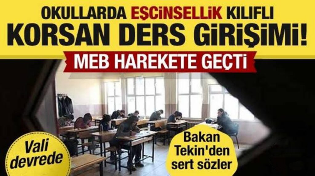 SAPKINLAR ŞİMDİDE OKULLARA EL ATTILAR