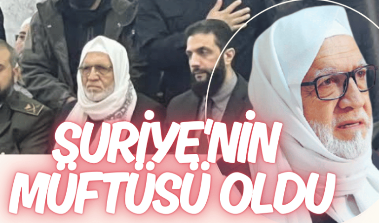 SURİYE’NİN YENİ GENEL MÜFTÜSÜ USAME RİFAİ