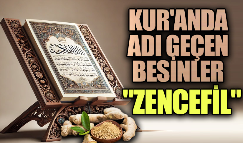 KUR’AN’DA ADI GEÇEN BESİNLER  “ZENCEFİL”