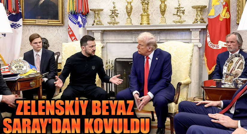 Zelenskiy Beyaz Saray’dan Kovuldu
