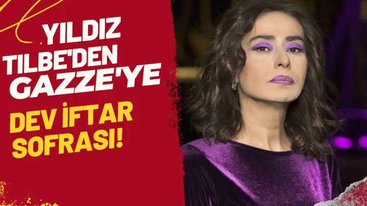 SNATÇI YILDIZ TİLBE’NİN, GAZZE DUYARLIĞI