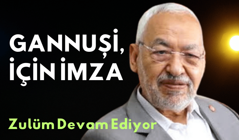 66 Ünlü İsim “Gannuşi” için imza verdi