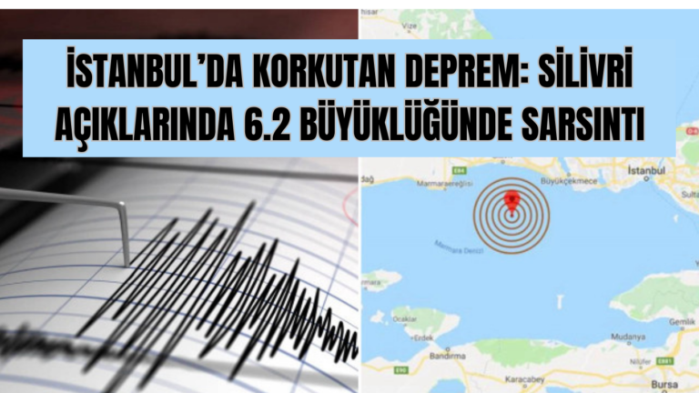 İstanbul’da Korkutan Deprem: Silivri Açıklarında 6.2 Büyüklüğünde Sarsıntı