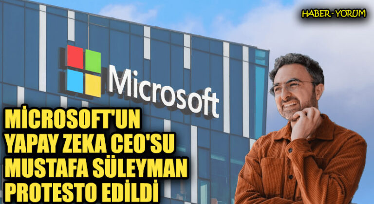 Microsoft’un Yapay Zeka CEO’su Mustafa Süleyman Protesto Edildi