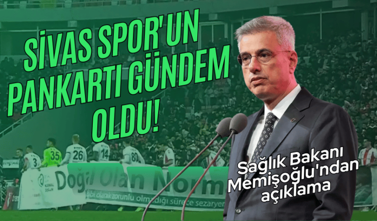 Sivas Spor’un Doğal Olan ”Normal Doğum” Pankartı Gündemde