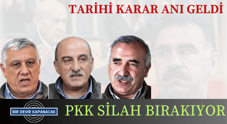 Tarihi karar anı geldi PKK silah bırakıyor