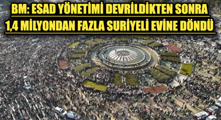 Esad Rejimi Çöktü, 1,4 Milyondan Fazla Suriyeli Evine Döndü