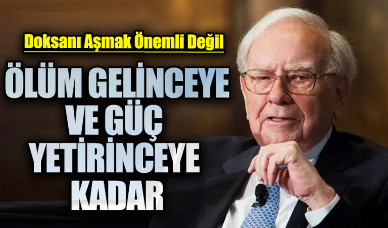 ÖLÜM GELİNCEYE VE GÜÇ YETİRİNCEYE KADAR