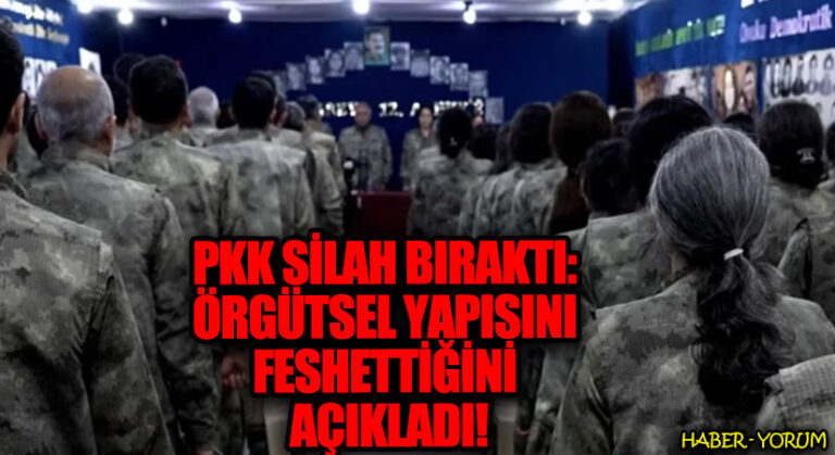 PKK Silah Bıraktı: Örgütsel Yapısını Feshettiğini Açıkladı