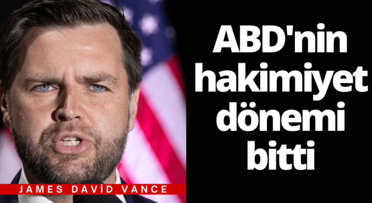 James David Vance, Amerika’nın Tartışmasız Hakimiyet Dönemi Bitti