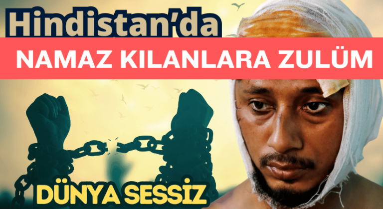 Hindistan’da Namaza Kılanlara Zulüm