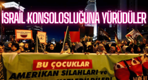 İstanbul’da, Gazze’ye destek yürüyüşü