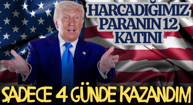 Trump: Ukrayna’da Harcadığımız Paranın 12 Katını Sadece 4 Günde Kazandım
