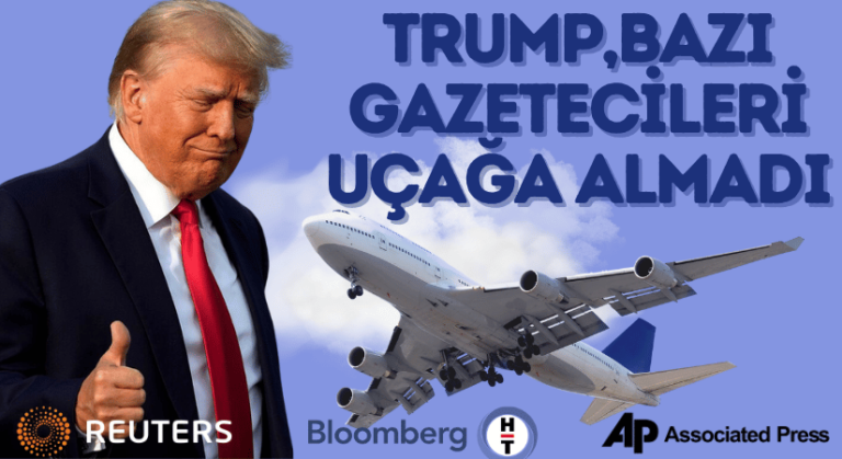 Trump,Bazı Gazetecileri Uçağa Almadı