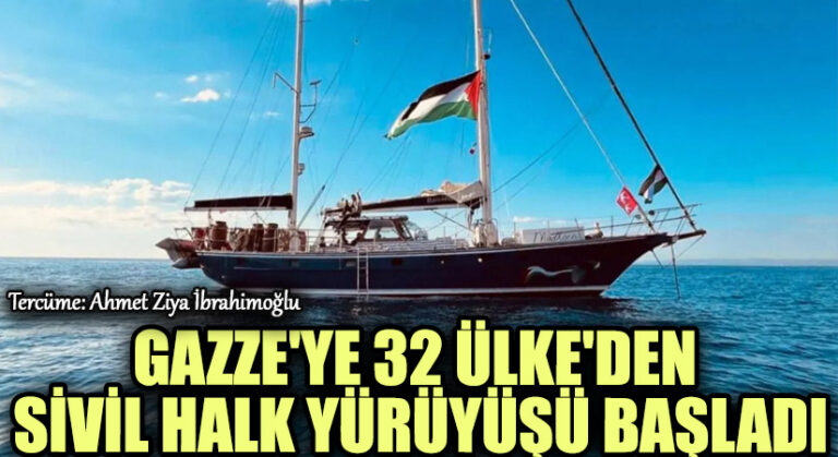 Gazze’ye 32 Ülke’den Sivil Halk Yürüyüşü Başladı