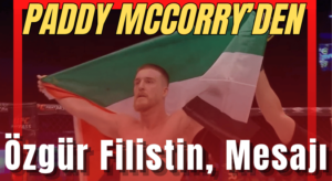 Paddy McCorry, İsrailli Rakibini Mağlup Ettikten Sonra Filistin Bayrağı Açtı