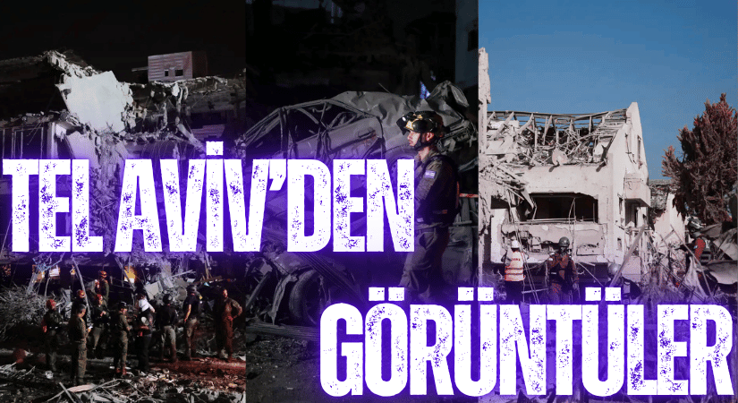 İran’ın Füzeleri Tel Aviv’i Vurdu