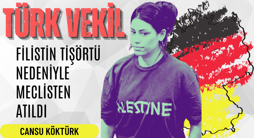 Cansu Köktürk, Filistin Tişörtü Nedeniyle Meclisten Atıldı