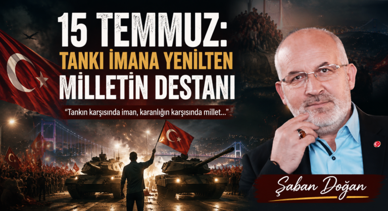15 Temmuz: Tankı İmana Yenilten Milletin Destanı