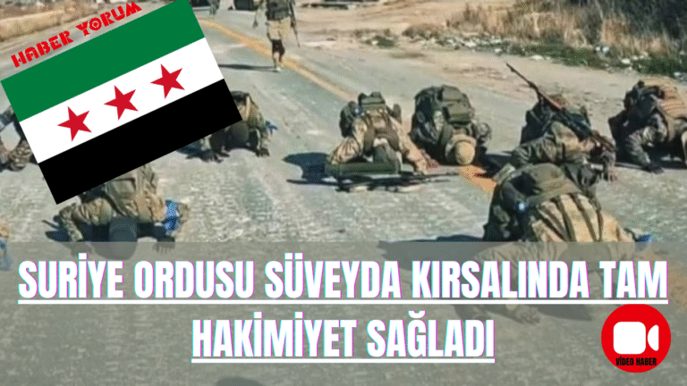 Suriye Ordusu Süveyda Kırsalında Tam Hakimiyet Sağladı