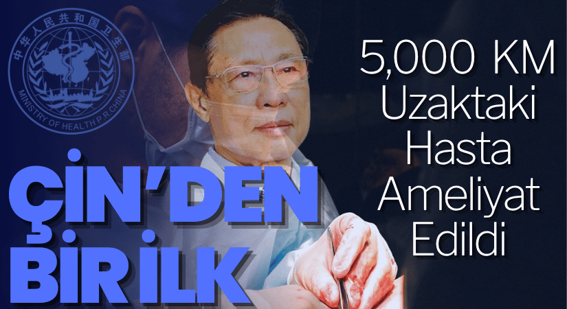 Çinli Doktorlar, Uydu Destekli Robotik Cerrahiyle Ameliyat Yaptı