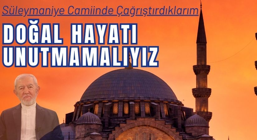 DOĞAL HAYATI UNUTMAMALIYIZ