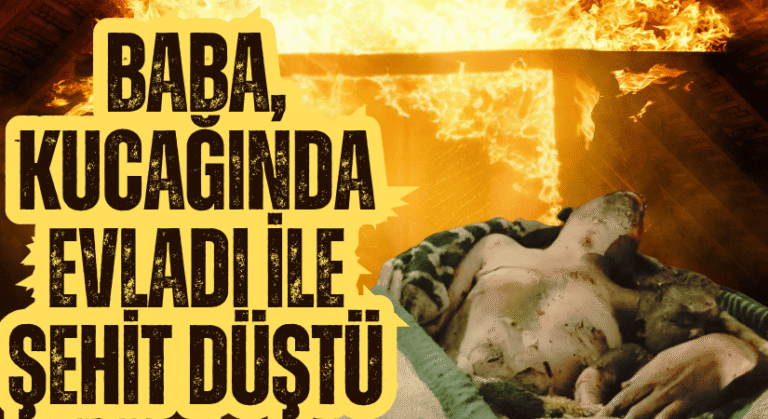Baba Evladını Kucaklarken Şehit Düştü