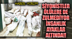 Siyonistler Ölülere de Zulmediyor İnsanlık Ayaklar Altında