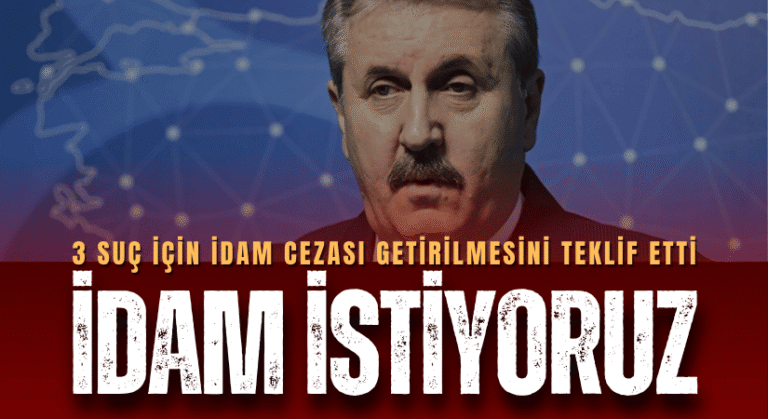 BBP Lideri Destici, İdam Cezasının Geri Gelmesini İstedi