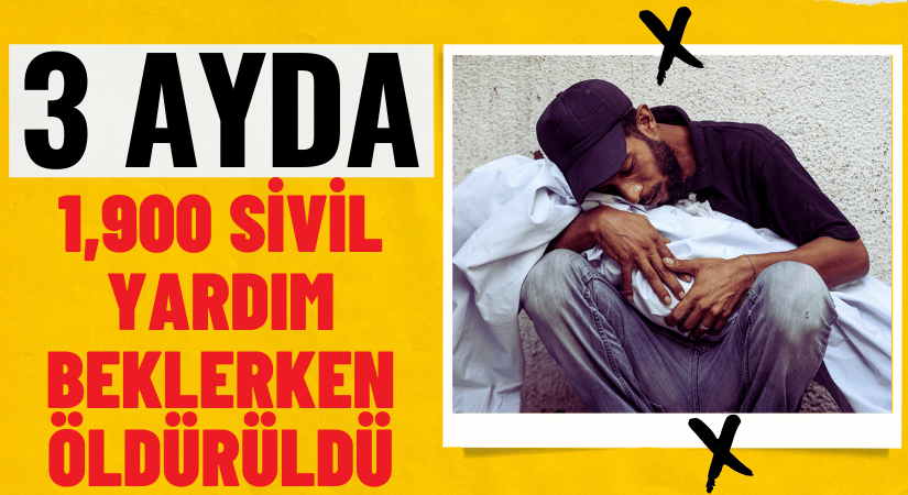 İsrail, 3 Ayda Gazze’de 1900 Sivili Katletti