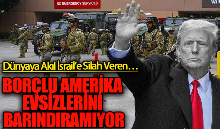 BORÇLU AMERİKA EVSİZLERİNİ BARINDIRAMIYOR