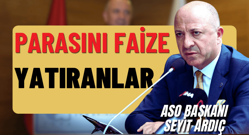 Parasını Faize Yatıran, Rahat Uyurken Biz Uykusuz Geceler Geçiriyoruz