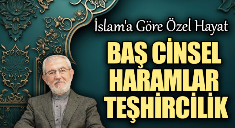 Baş Cinsel Haramlar Teşhircilik