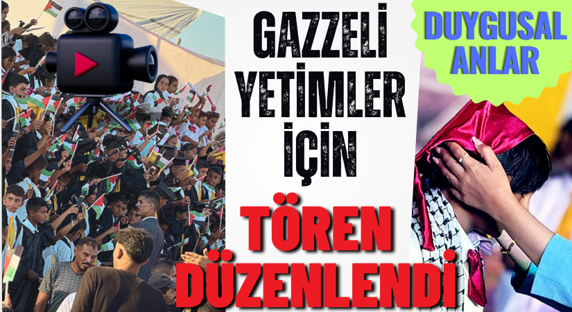 Gazze’li Yetim Çocukların Mezuniyet Sevinci