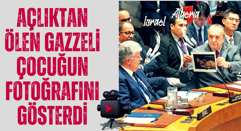 İsrail’li Bakana, Açlıktan Ölen Gazzeli Çocuğun Fotoğrafını Gösterdi