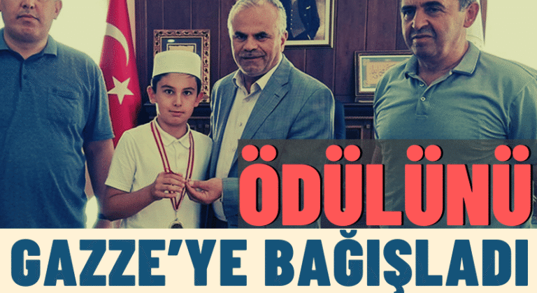 Minik Hafızdan Filistin’e Anlamlı Destek