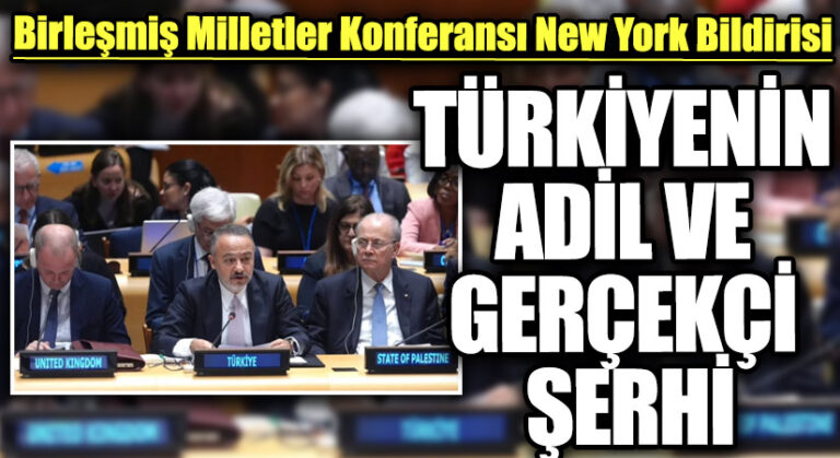 TÜRKİYENİN ADİL VE GERÇEKÇİ ŞERHİ