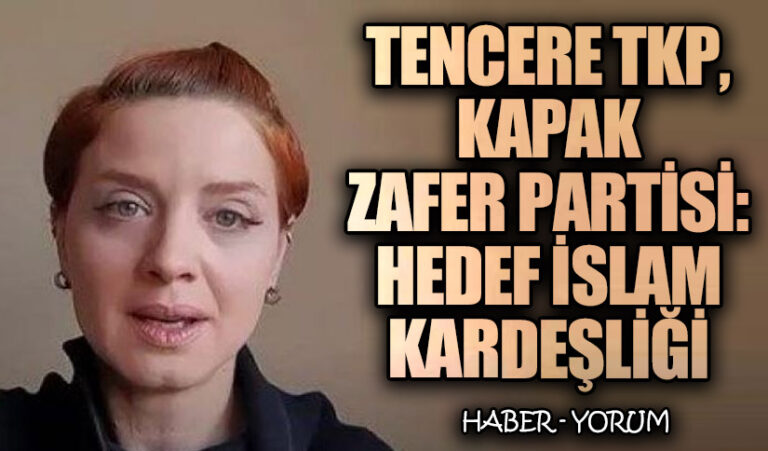 Tencere TKP, Kapak Zafer Partisi: Hedef İslam Kardeşliği!