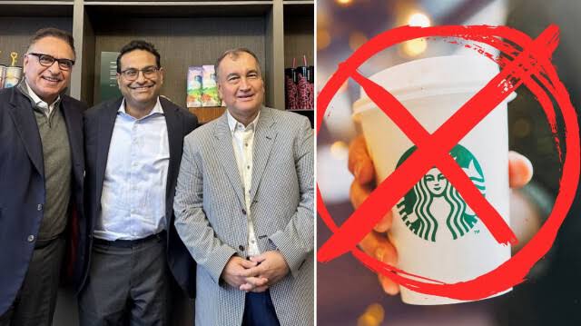 Ülker Grubu BOYKOT edilen StarBucks'a ziyaret gerçekleştirmişlerdi