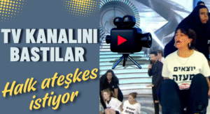 İsrail’de, Protestocular Canlı Yayını Bastı