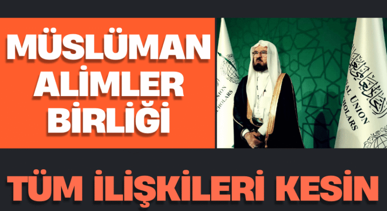 Müslüman Alimler Birliği: İsrail İle Normalleşmeyi Deddediyoruz