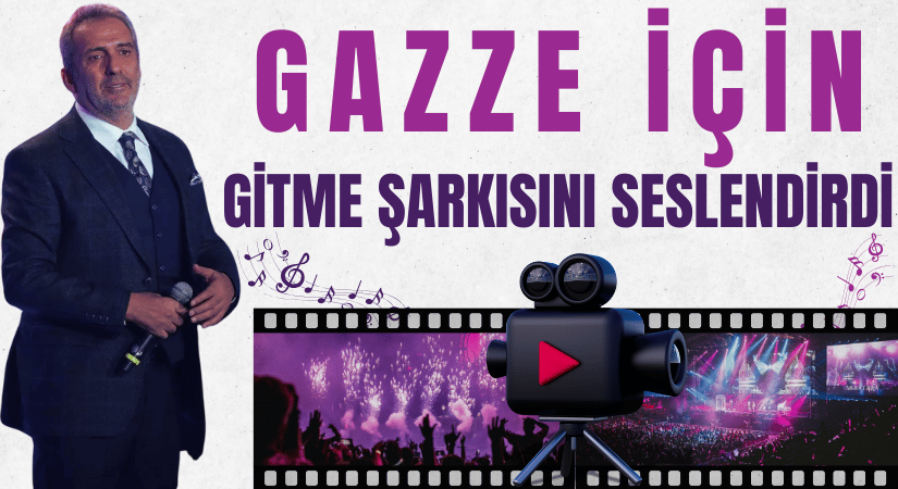 Yavuz Bingöl, Gazze İçin ‘Gitme’ Şarkısını Seslendirdi