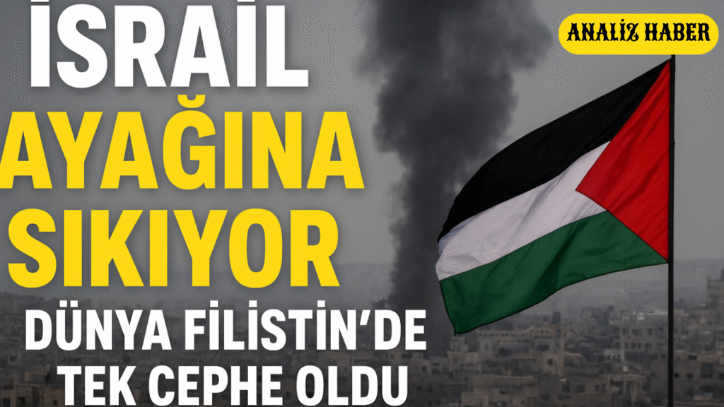 “İsrail Ayağına Sıkıyor: Dünya Filistin’de Tek Cephe Oldu”