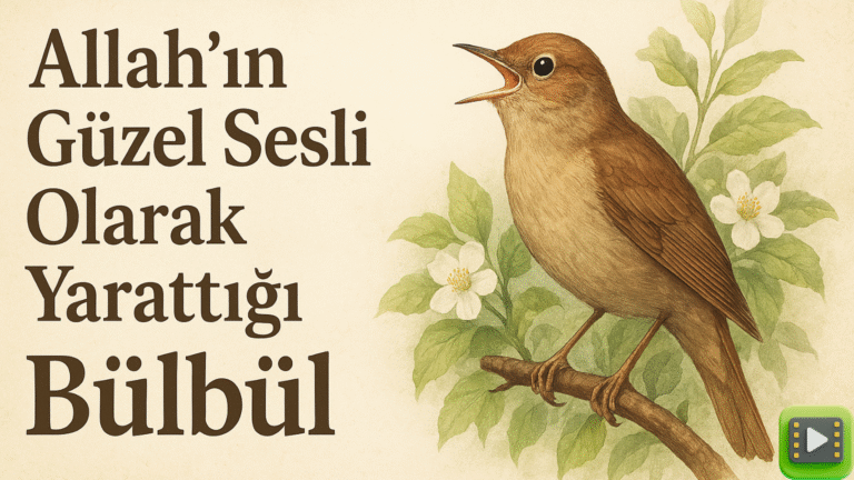Allah’ın Güzel Sesli Olarak Yarattığı Bülbül