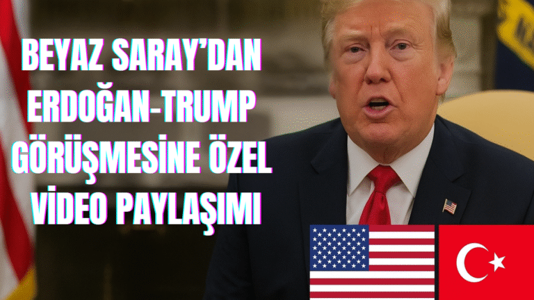 Beyaz Saray’dan Erdoğan-Trump Görüşmesine Özel Video Paylaşımı