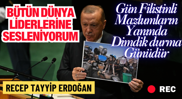 Cumhurbaşkanı Erdoğan: Bütün dünya liderlerine sesleniyorum