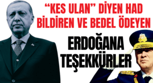 CUMHURBAŞKANMIZA TEŞEKKÜRLER