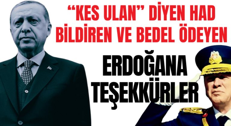 CUMHURBAŞKANMIZA TEŞEKKÜRLER